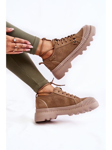 Sneakersy damskie Big Star KK274511 36 Beżowe (5900714564582) - obraz 3