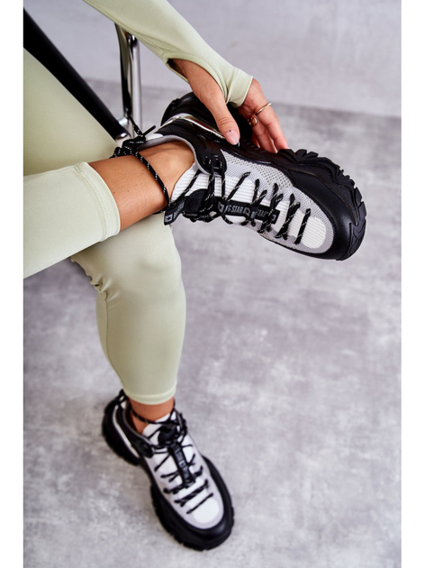 Sneakersy damskie Big Star KK274053 36 Szary/Czarny (5900714533496) - obraz 7