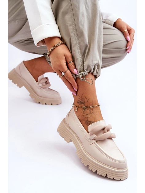 Loafersy damskie Big Star LL274581 39 Beżowe (5900714633288) - obraz 7