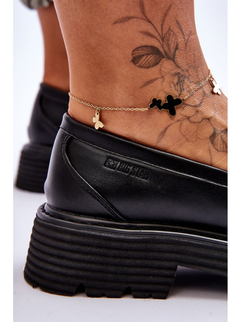 Жіночі лофери Big Star Shoes LL274580 37 Чорні (5900714633202) - зображення 8