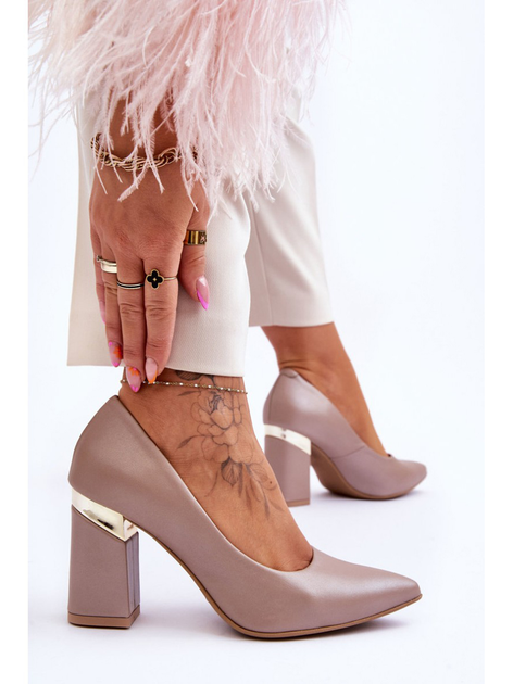 Półbuty damskie Lewski Shoes 3117 37 Beżowe (3093218395812) - obraz 4