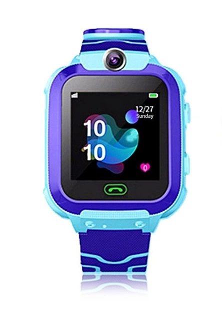 Смарт часы детские Smart Watch Q12 умные часы для мальчика синие - изображение 2
