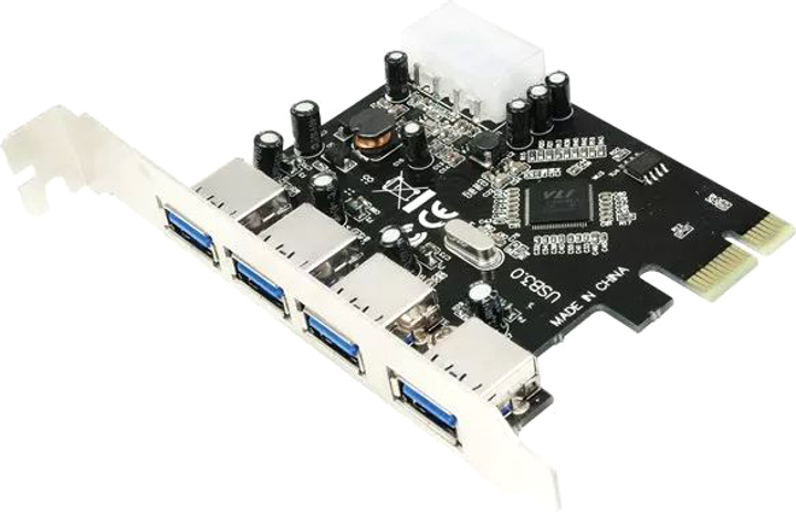 Karta rozszerzeń Logilink PCI Express 4 x USB3.0 (4052792030471) - obraz 1