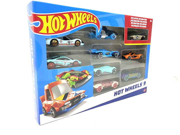 Набор машинок Mattel Hot Wheels в подарочной упаковке 9 шт Вид 6 (X6999 ...