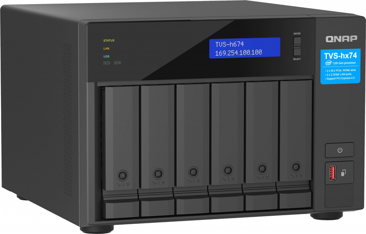 Serwer plików QNAP 8BAY TVS-H674-I3-16G - obraz 3
