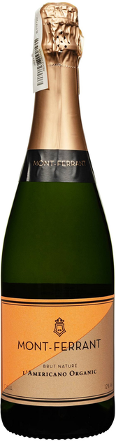 Вино ігристе Codorniu Cava Mont-Ferrant L\'Americano Organic Brut Nature біле сухе 0.75 л 12% (8412074708010) - зображення 2
