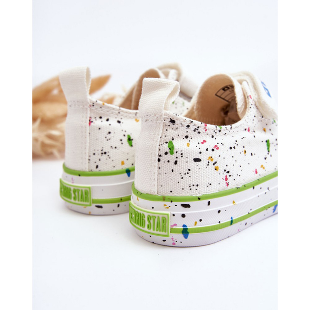 Trampki dziecięce Big Star LL374062 33 Białe (5900714607852) - obraz 6