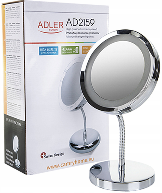 Lustro Adler AD 2159 z oświetleniem LED (5908256835818) - obraz 2