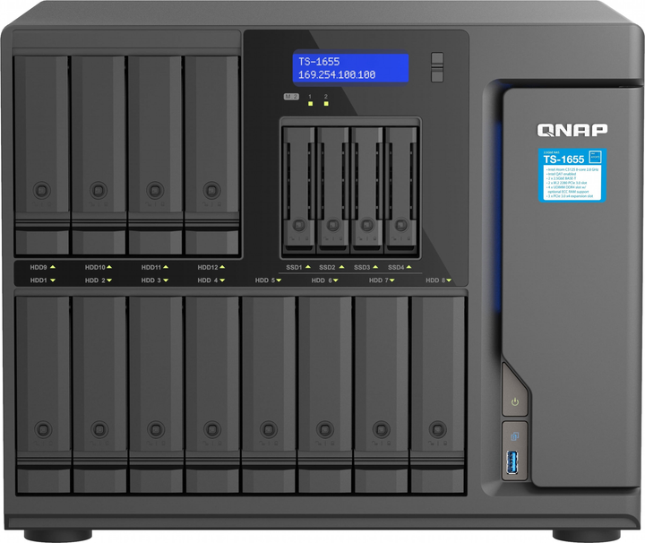 QNAP 18BAY TS-1655-8G - зображення 2