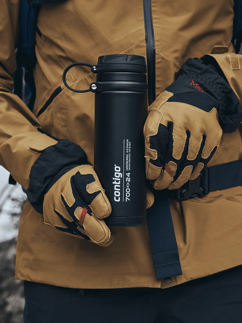 Термо-пляшка Contigo Fuse 0,7 л чорна (2156007) - Фото 8 Термо-пляшка Contigo Fuse 0,7 л чорна (2156007) - зображення 8