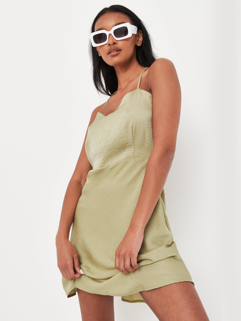 Сарафан жіночий Missguided TX103599 38 Зелений від Rozetka на платформі USKIDKA Акція на Сарафан жіночий Missguided TX103599 38 Зелений від Rozetka