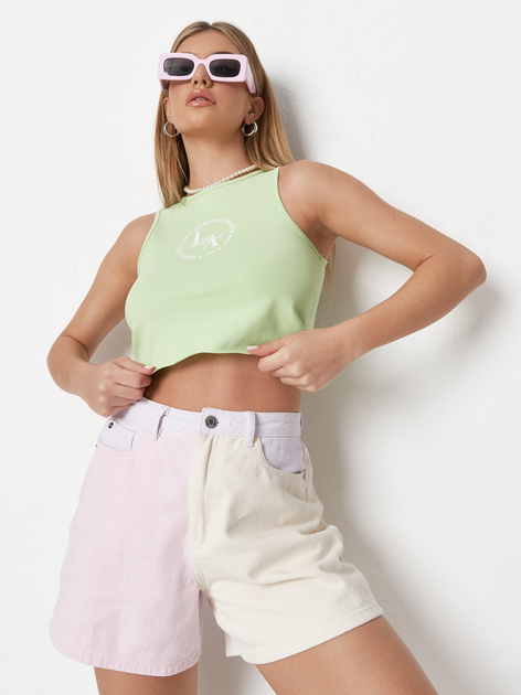 Топ жіночий Missguided TJF27895 42 Салатовий від Rozetka на платформі USKIDKA Акція на Топ жіночий Missguided TJF27895 42 Салатовий від Rozetka