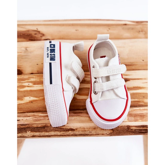 Trampki chłopięce na rzepy Big Star KK374085 27 Białe (5900714540425) - obraz 3