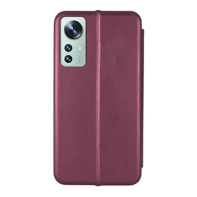 Чехол Fiji G.C. для Xiaomi 12T / 12T Pro книжка магнитная Bordo - изображение 4