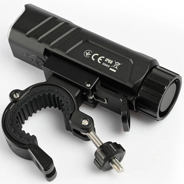 Фара для велосипеда - LED-фонарик VIDEX VLF-BA286 2000Lm с лучом до 225 м, защищенный корпус - Фото 3 Фара для велосипеда - LED-фонарик VIDEX VLF-BA286 2000Lm с лучом до 225 м, защищенный корпус - изображение 3