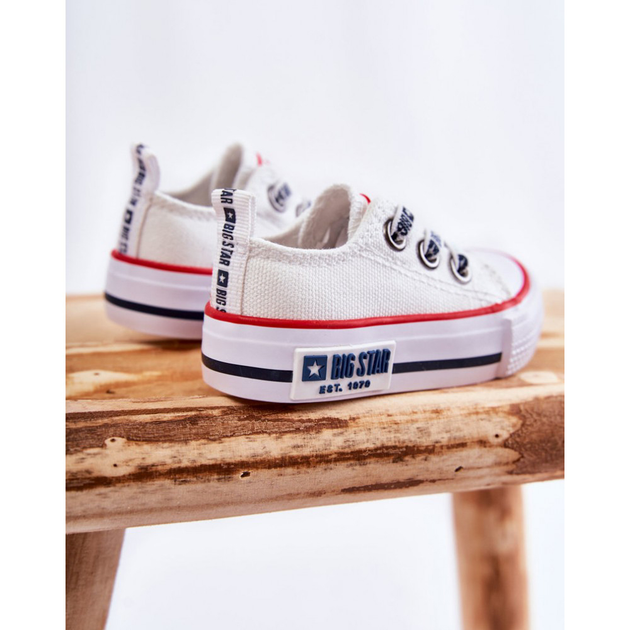 Trampki chłopięce Big Star KK374048 17 Białe (5900714538095) - obraz 5