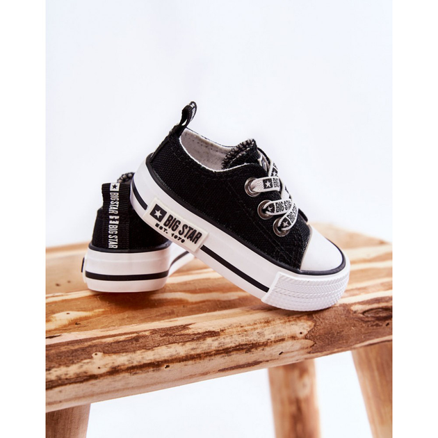Trampki chłopięce Big Star KK374049 17 Czarne (5900714538149) - obraz 4