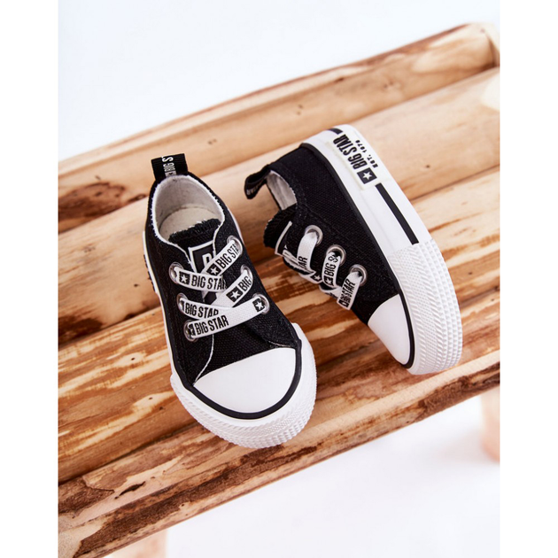 Trampki chłopięce Big Star KK374049 19 Czarne (5900714538163) - obraz 6