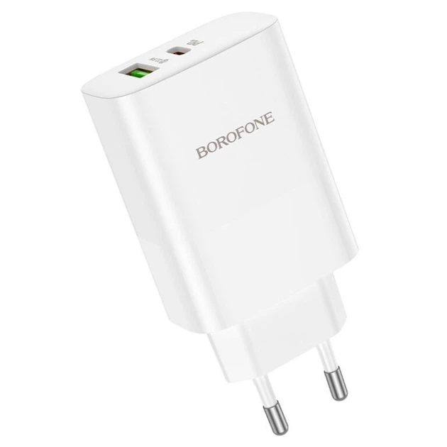 Сетевое зарядное устройство СЗУ Borofone BN10 Sunlight PD65W (1Type-C/1USB) Белый - изображение 5