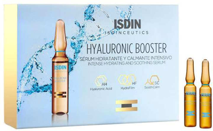 Сироватка для обличчя Isdin Isdinceutics Hyaluronic Booster 30 Ampoules (8429420164390) - зображення 1