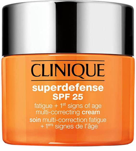 Крем проти перших ознак старіння Clinique Superdefense Broad Spectrum SPF25 Fatigue + First Signs Of Age Multi-correcting Cream 30 мл (20714904418) - зображення 1