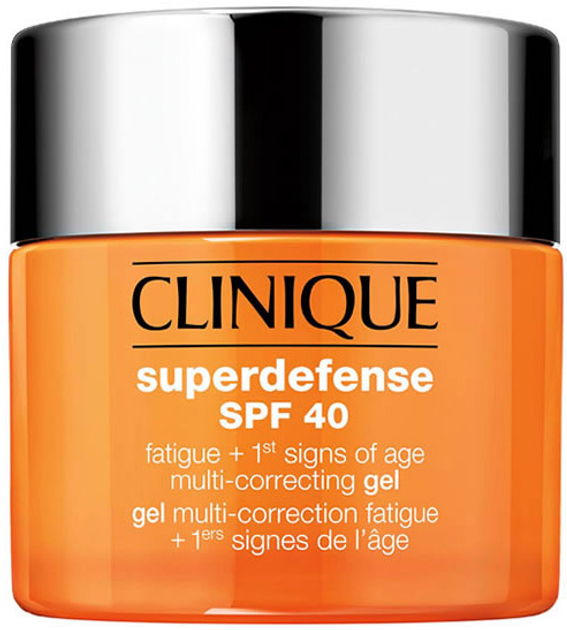 Гель від перших ознак старіння Clinique Superdefense Broad Spectrum SPF40 Fatigue + First Signs Of Age Multi-correcting Gel 50 мл (20714858735) - зображення 1