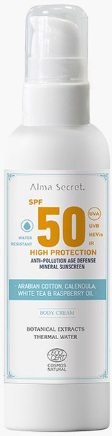 Сонцезахисний крем Alma Secret High Protection Crema Corporal SPF50 100 мл (8436568712970) - зображення 1