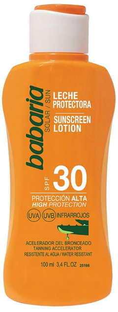 Balsam do opalania Babaria Sunscreen Lotion With Aloe Vera SPF30 200 ml (8410412000475) - obraz 1