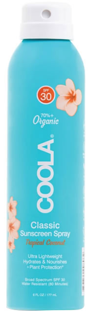 Spray przeciwsłoneczny Coola Classic Body Organic Sunscreen Spray SPF30 Tropical Coconut 177ml (850008614446) - obraz 1