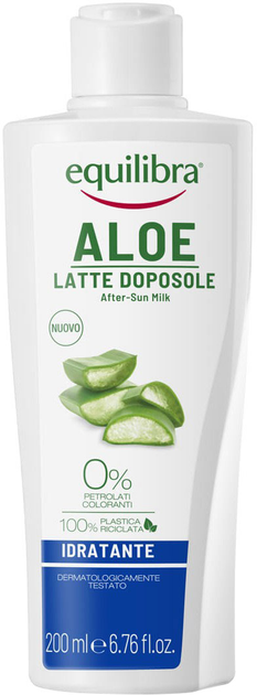 Mleczko po opalaniu Equilibra Aloe After Sun Milk 200 ml (8000137016785) - obraz 1