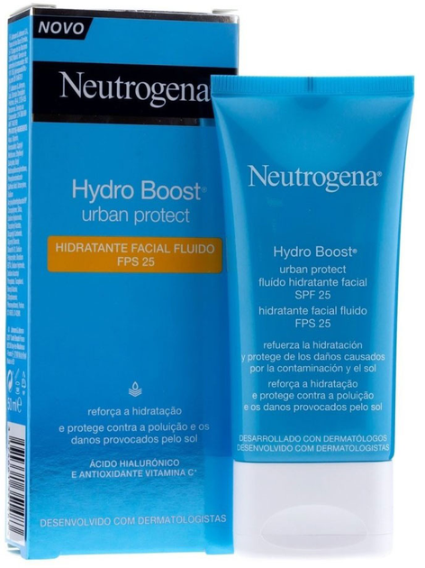 Przeciwsłoneczny fluid Neutrogena Hydro Boost Urban Protect SPF25 Fluid 50 ml (3574661351483) - obraz 1