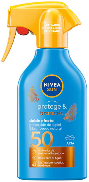 Przeciłsłoneczny spray Nivea Protect & Bronze Sun Spray SPF50 270 ml (4005900908827) - obraz 1