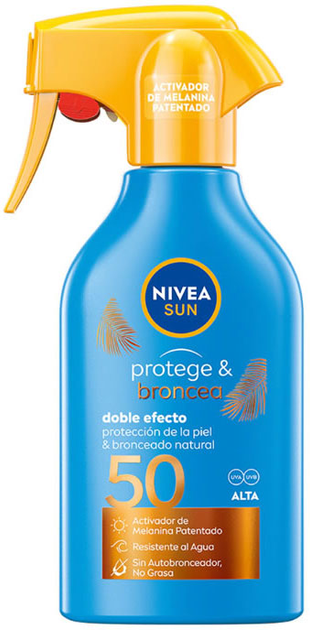 Сонцезахисний спрей Nivea Protect & Bronze Sun Spray SPF50 270 мл (4005900908827) - зображення 1