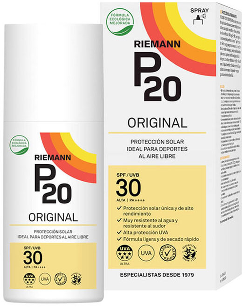 Przeciwsłoneczny spray do ciała Riemann P20 Sun Protection Spray SPF30 175 ml (5701943102725) - obraz 1