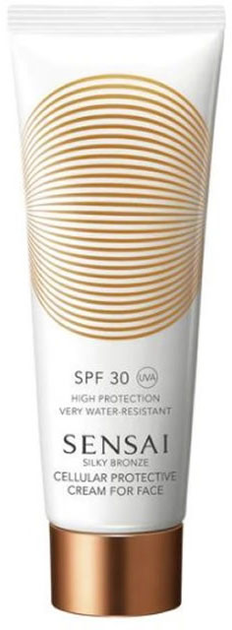 Krem do ochrony przeciwsłonecznej do twarzy Sensai Silky Bronze Cellular Protective Cream For Face SPF30 50 ml (4973167699645) - obraz 1