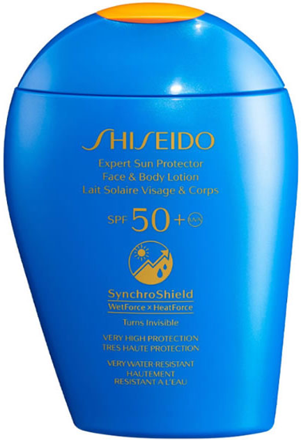 Сонцезахисний лосьйон для обличчя та тіла Shiseido Expert Sun Protector Face And Body Lotion SPF50+ 150 мл (768614156734) - зображення 1