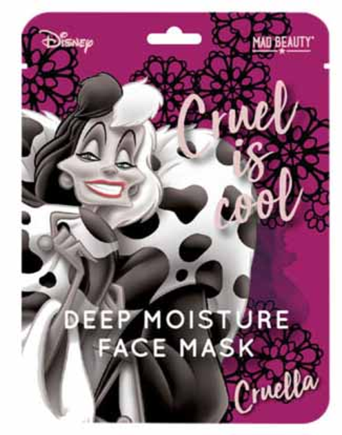 Тканинна маска для обличчя Disney Mascarilla Facial Cruella 25 мл (5060365798917) - зображення 1