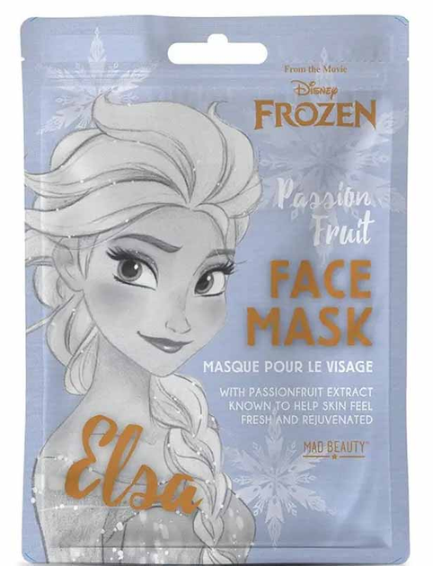 Maska z tkaniny na twarz Disney Frozen Mascarilla Facial Elsa 25ml (5060599182896) - obraz 1