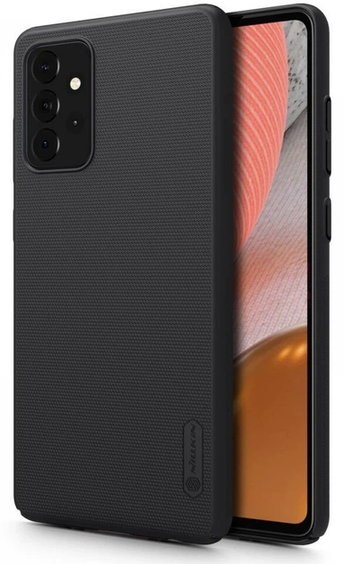 Etui Nillkin Super Frosted Shield do Samsung Galaxy A72 Czarny (NN-SFS-A72/BK) - obraz 3