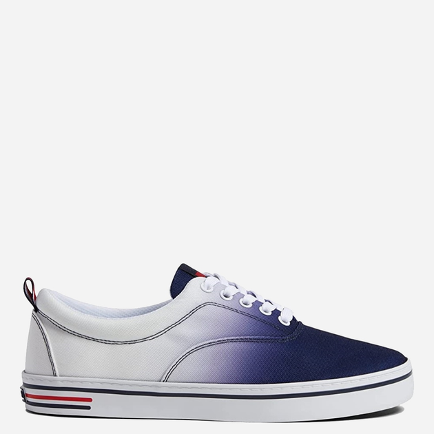 Мужские кеды низкие Tommy Hilfiger 150401254 44 29 см Белые с синим ...
