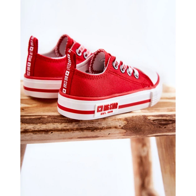 Дитячі кеди для хлопчика Big Star KK374071 26 Червоні (5900714539634) - зображення 5