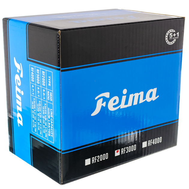 Спінінгова котушка Feima RF-3000 5+1b - Фото 6 Спінінгова котушка Feima RF-3000 5+1b - зображення 6