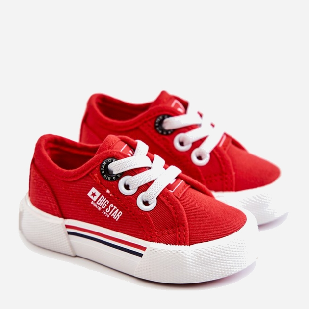 Дитячі кеди для хлопчика Big Star JJ374162 17 Червоні (5900714452506) - зображення 3