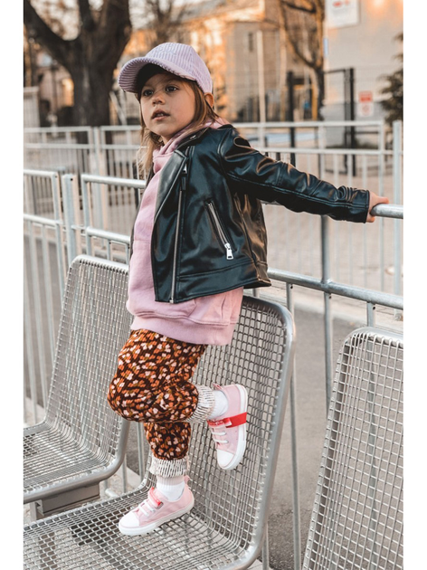 Trampki dziecięce dla dziewczynki na rzepy Big Star JJ374078 24 Różowe (5900714505035) - obraz 4