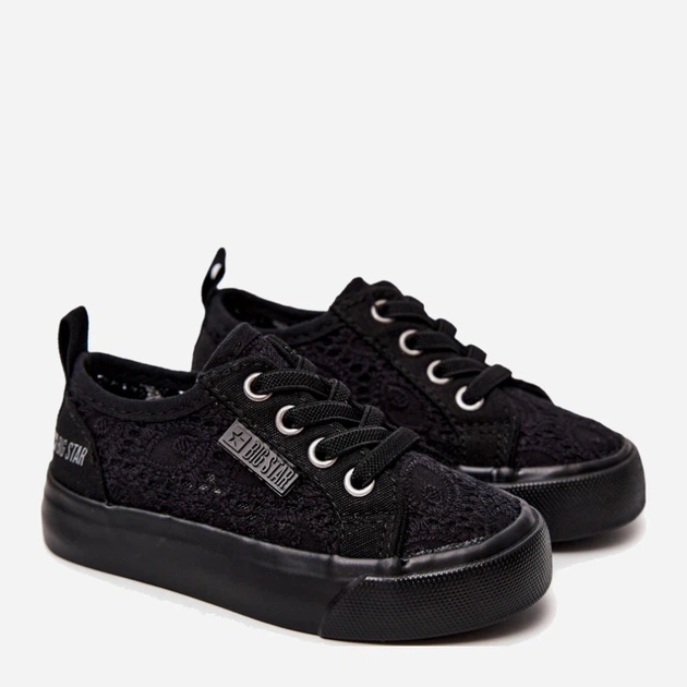 Tenisówki dziecięce dla dziewczynki Big Star JJ374133 23 Czarne (5900714443825) - obraz 3