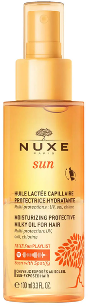 Olejek przeciwsłoneczny dwufazowy do włosów Nuxe Sun Milky Oil For Hair 100 ml (3264680008115) - obraz 1