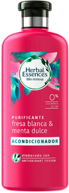 Кондиціонер для волосся Herbal Essences Strawberry & Sweet Mint Clean 400 мл (8001090223777) - зображення 1
