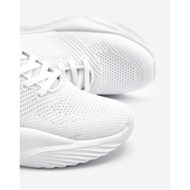 Buty sportowe męskie z siatki na platformie do kostki oddychające Big Star LL174247 43 Białe (5900714647100) - obraz 7
