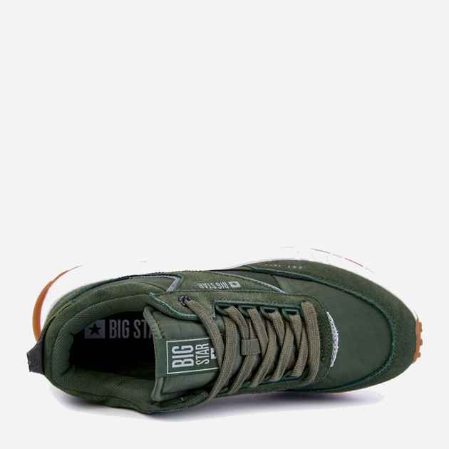 Buty sportowe męskie na platformie do kostki Big Star KK174020 43 Zielone (5900714535162) - obraz 3