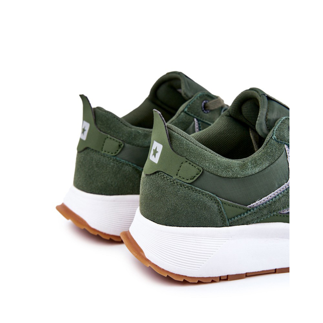 Buty sportowe męskie na platformie do kostki Big Star KK174020 43 Zielone (5900714535162) - obraz 6